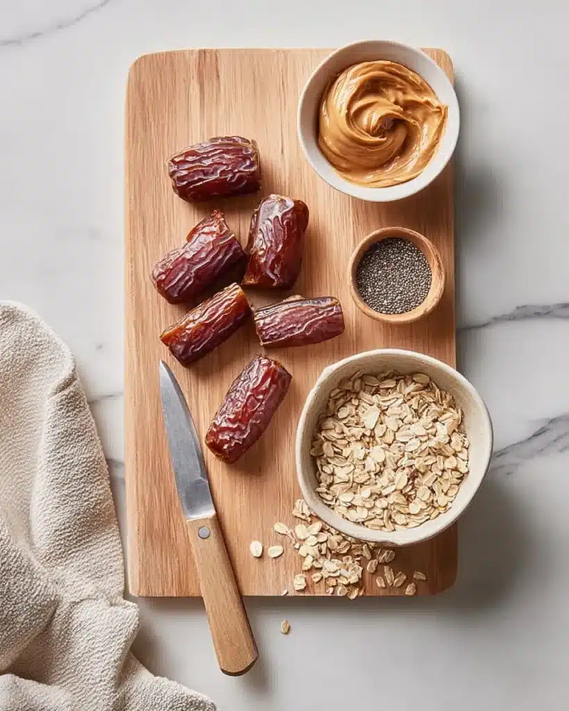 Energy Balls with Dates and Oats and Peanut Butter – Easy Snack 8 Ingredients for Energy Balls with Dates and Oats and Peanut Butter