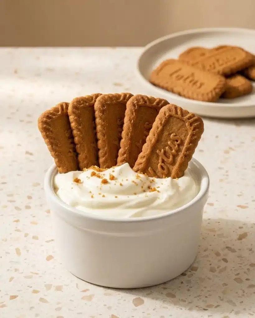 Viral Japanese Yogurt Cheesecake single-serve cup with cookie pieces, no bake dessert