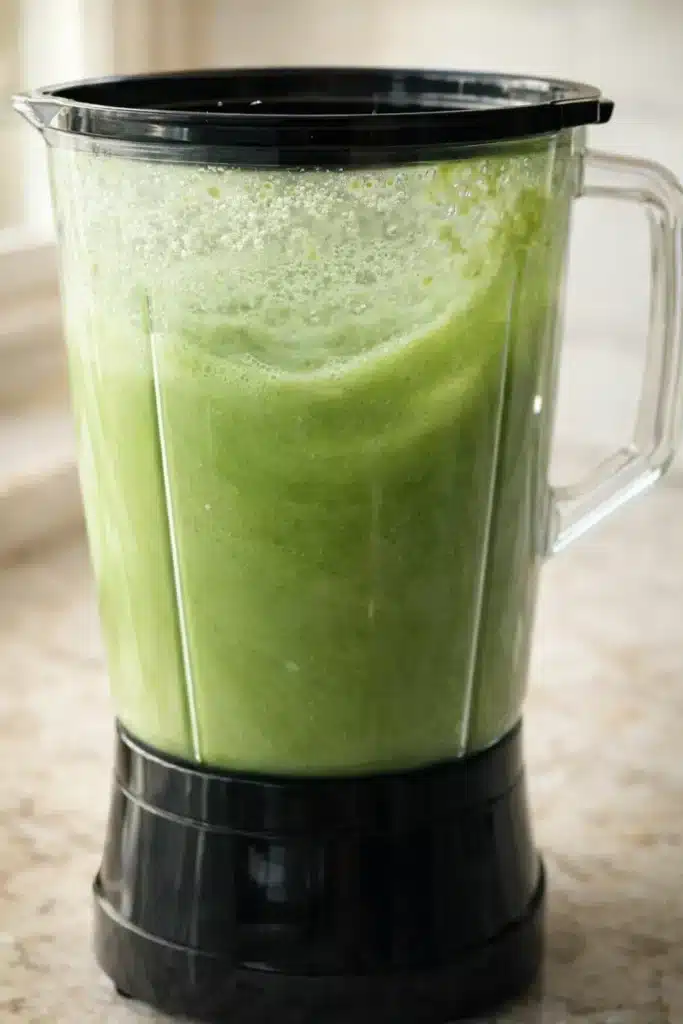 Best Detox Smoothie for Weight Loss 13 Best Detox Smoothie for Weight Loss blending in a blender jar until smooth and frothy